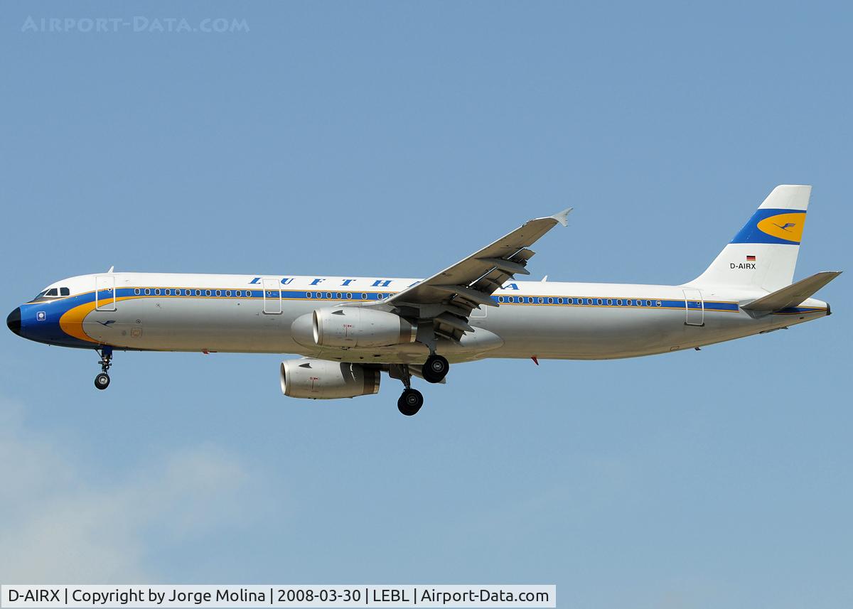 D-AIRX, 1998 Airbus A321-131 C/N 0887, Lufthansa 
