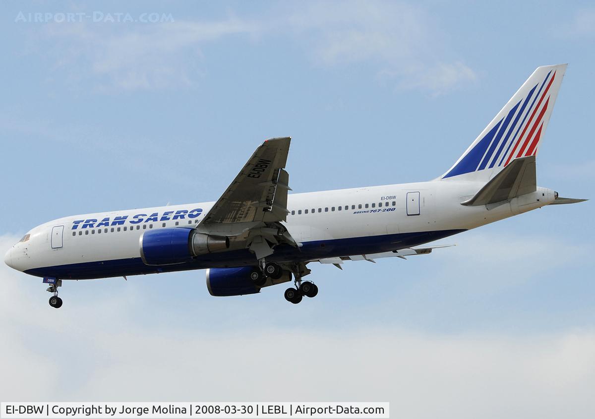EI-DBW, 1987 Boeing 767-201/ER C/N 23899, 