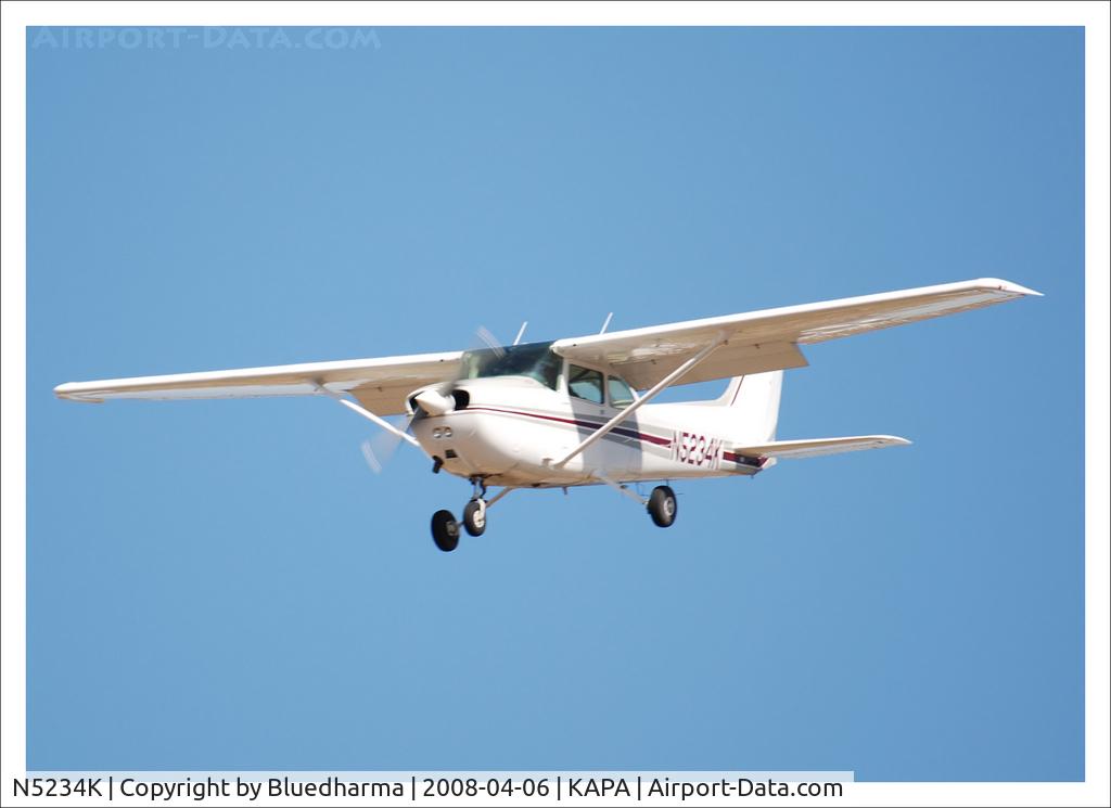 N5234K, 1988 Cessna 172P C/N 17274025, Approach to 17L.
