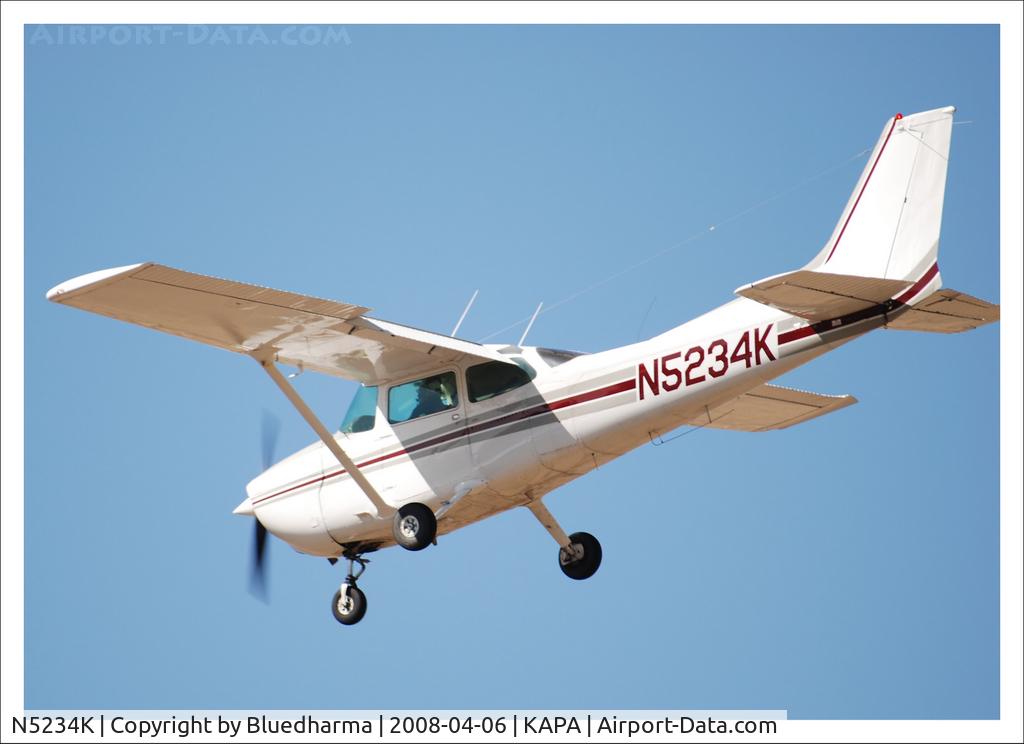 N5234K, 1988 Cessna 172P C/N 17274025, Approach to 17L.