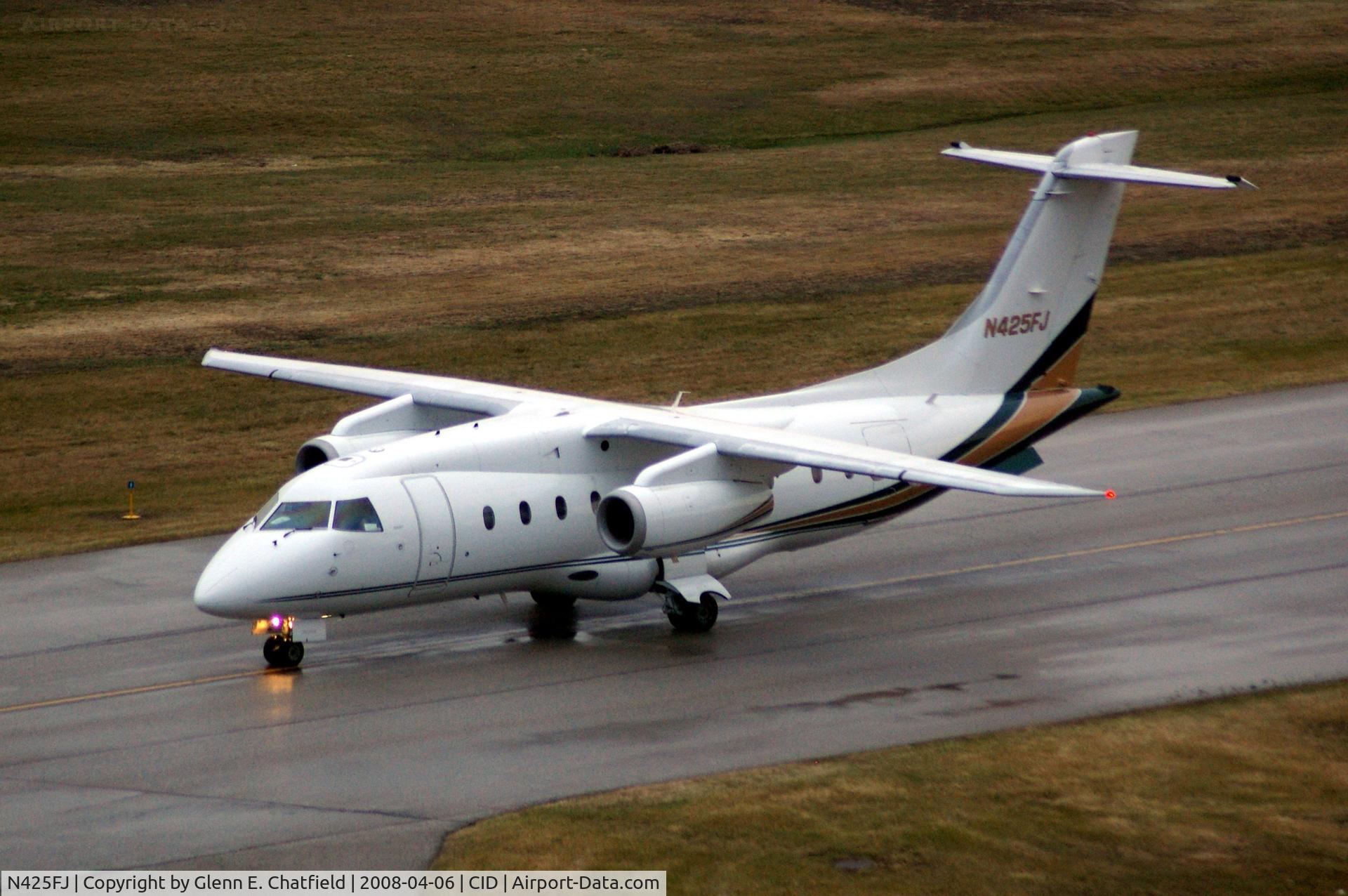 N425FJ, 2001 Fairchild Dornier 328-300 328JET C/N 3189, Arriving with - or to pick up (I rarely know) a team, heading for Lafayette, LA