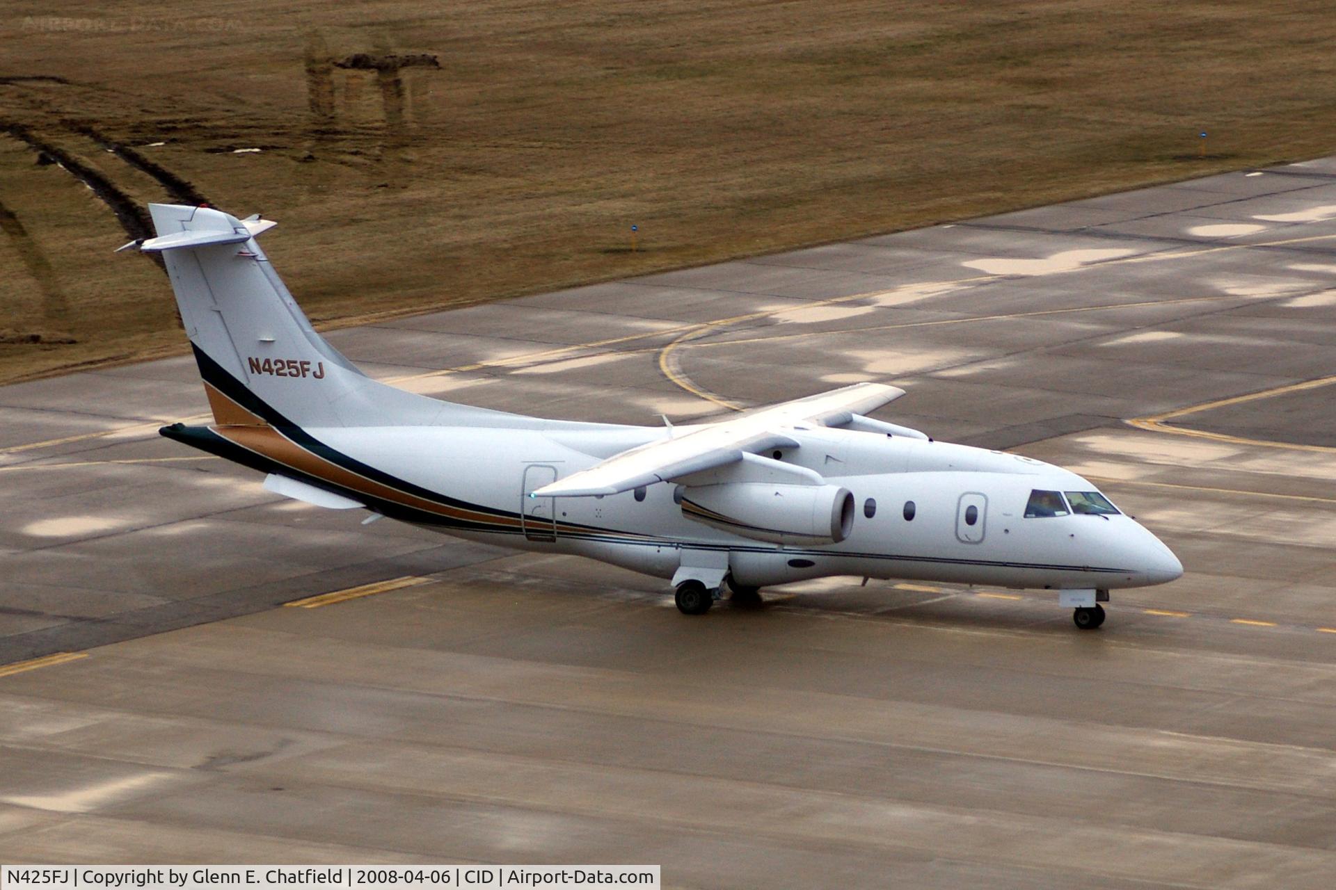 N425FJ, 2001 Fairchild Dornier 328-300 328JET C/N 3189, Arriving with - or to pick up (I rarely know) a team, heading for Lafayette, LA