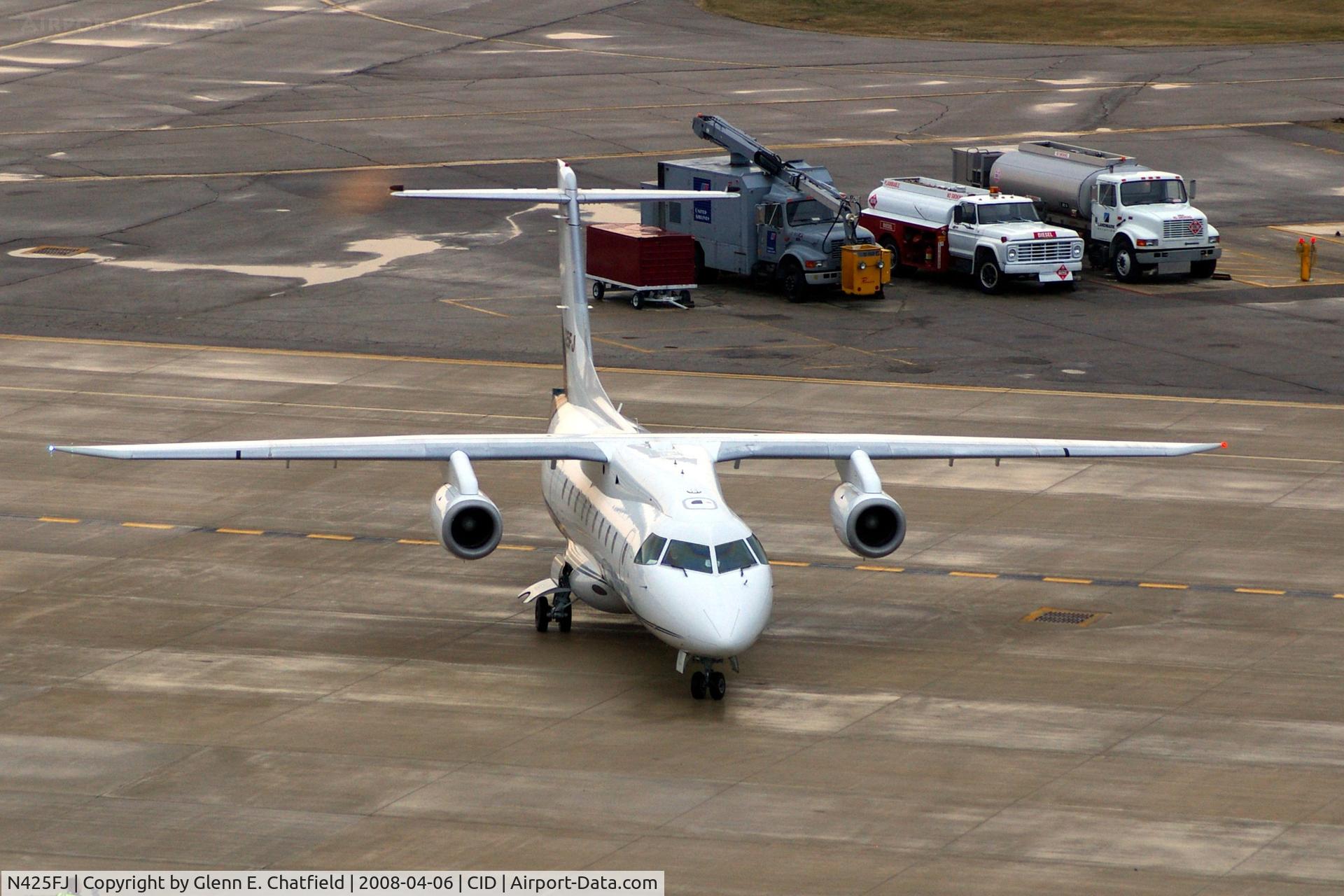 N425FJ, 2001 Fairchild Dornier 328-300 328JET C/N 3189, Arriving with - or to pick up (I rarely know) a team, heading for Lafayette, LA