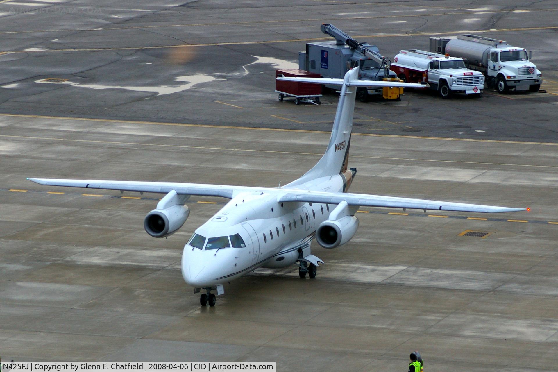 N425FJ, 2001 Fairchild Dornier 328-300 328JET C/N 3189, Arriving with - or to pick up (I rarely know) a team, heading for Lafayette, LA
