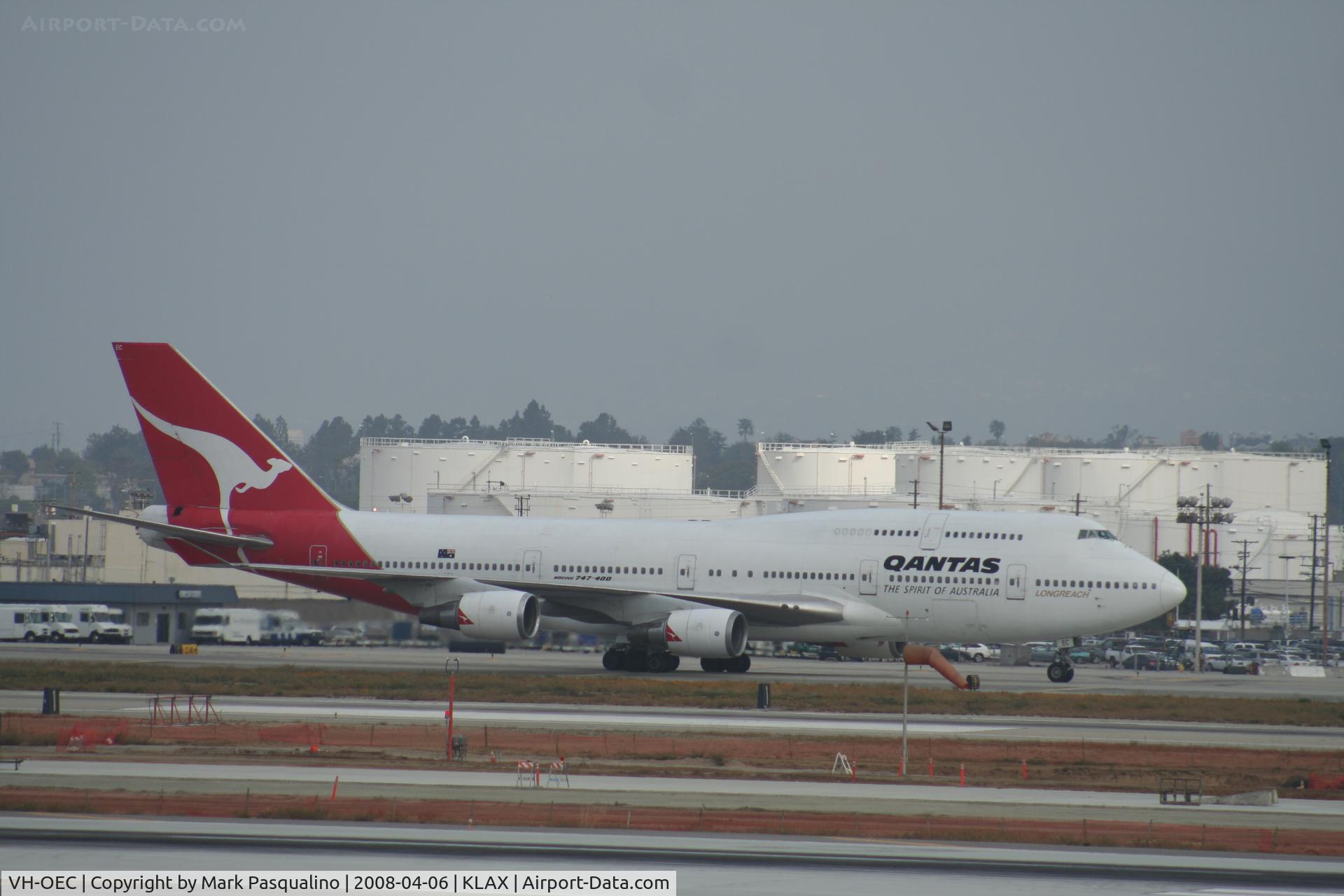 VH-OEC, 1990 Boeing 747-4H6 C/N 24836, Boeing 747-400