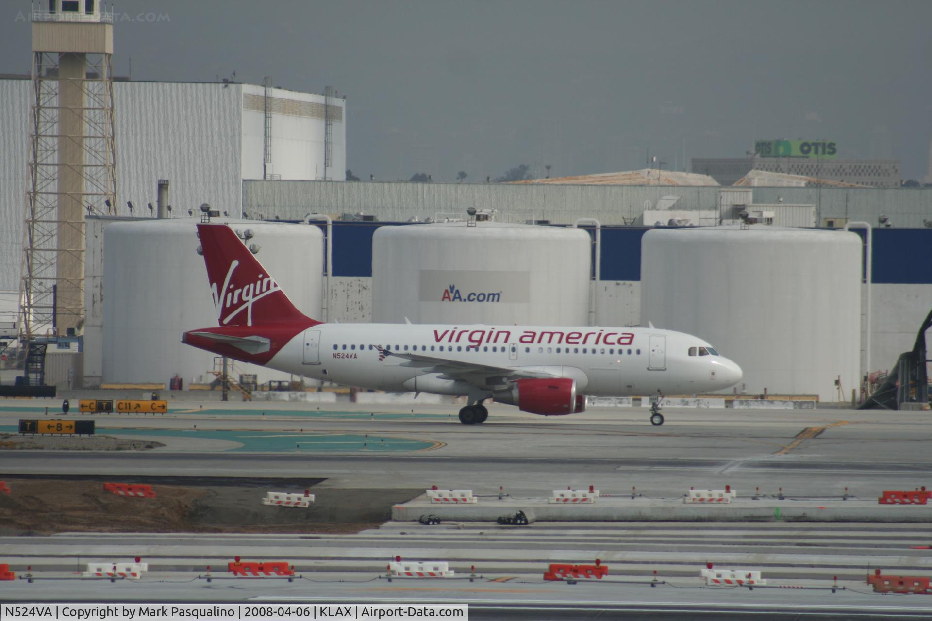 N524VA, 2007 Airbus A319-112 C/N 3204, Airbus A319