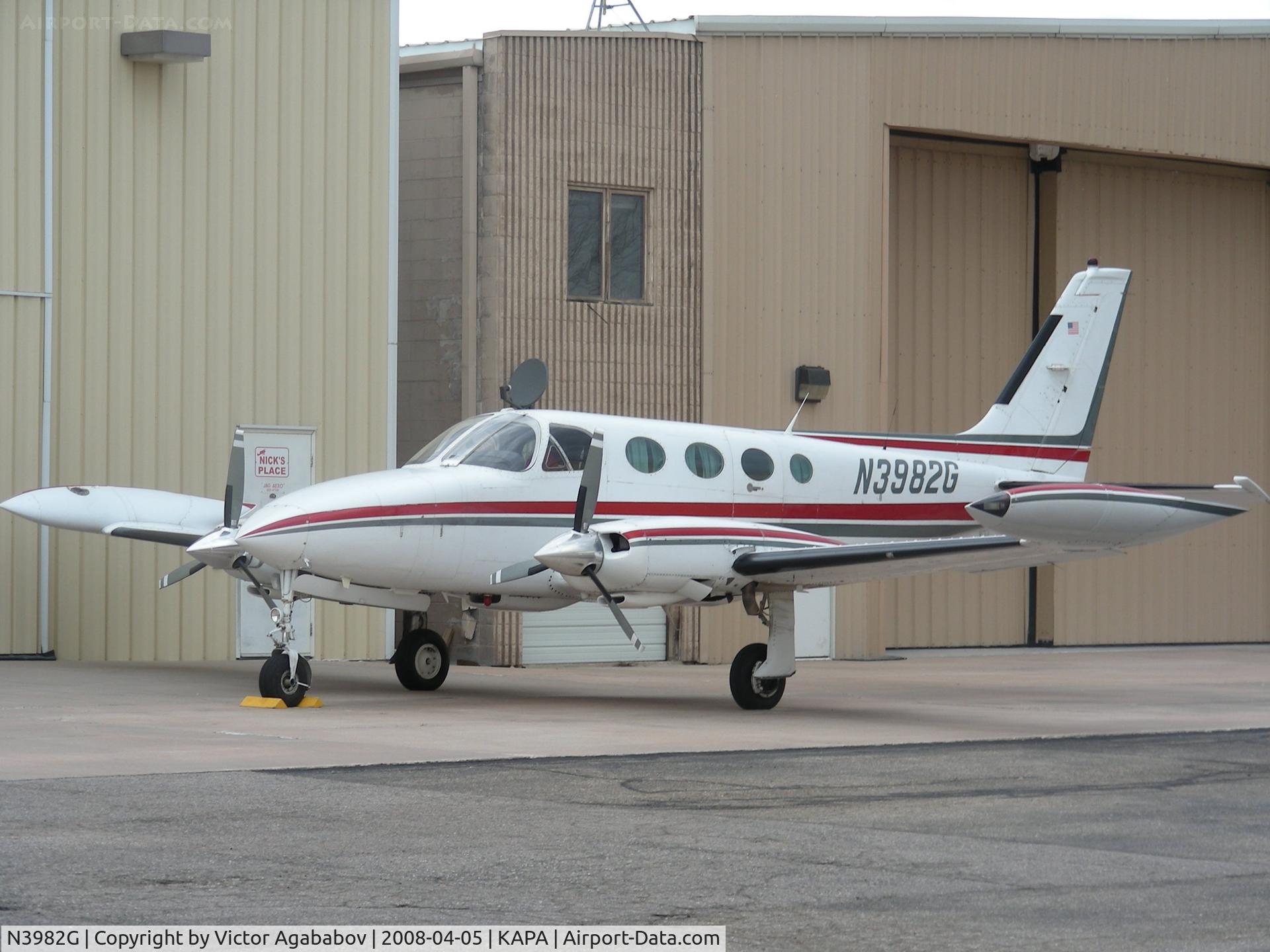 N3982G, 1977 Cessna 340A C/N 340A0254, @ Centennial