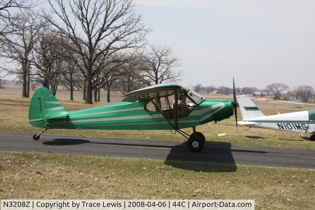 N3208Z, 1992 Wag-Aero Sport Trainer C/N 1705, Taxi at Beloit
