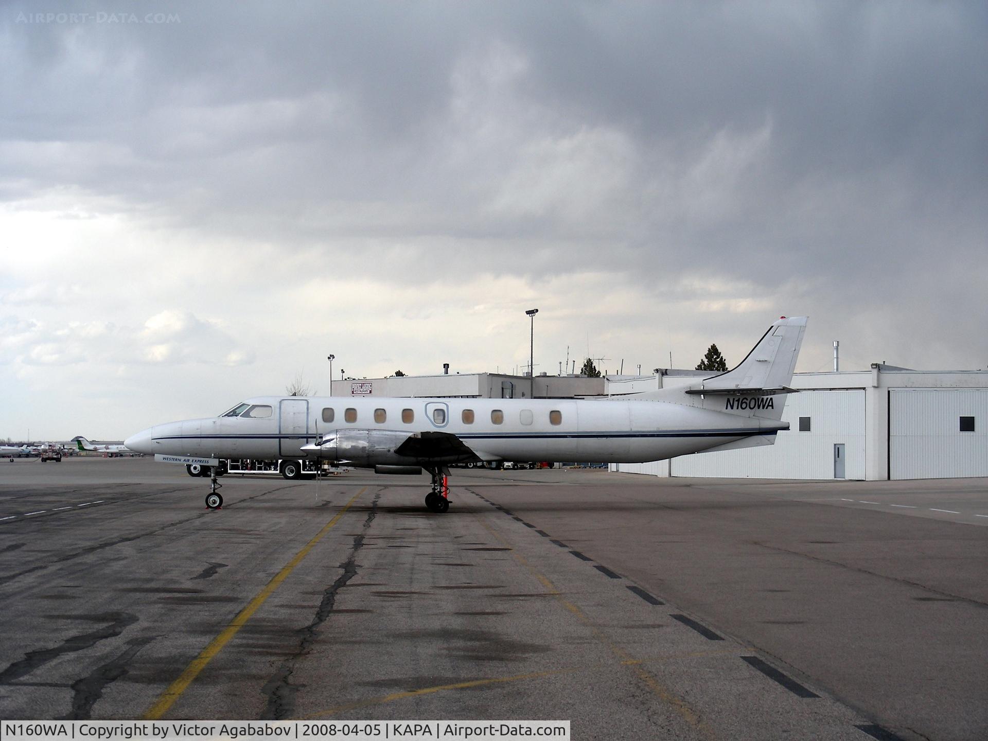 N160WA, 1981 Swearingen SA226TC C/N TC-399, @ Centennial