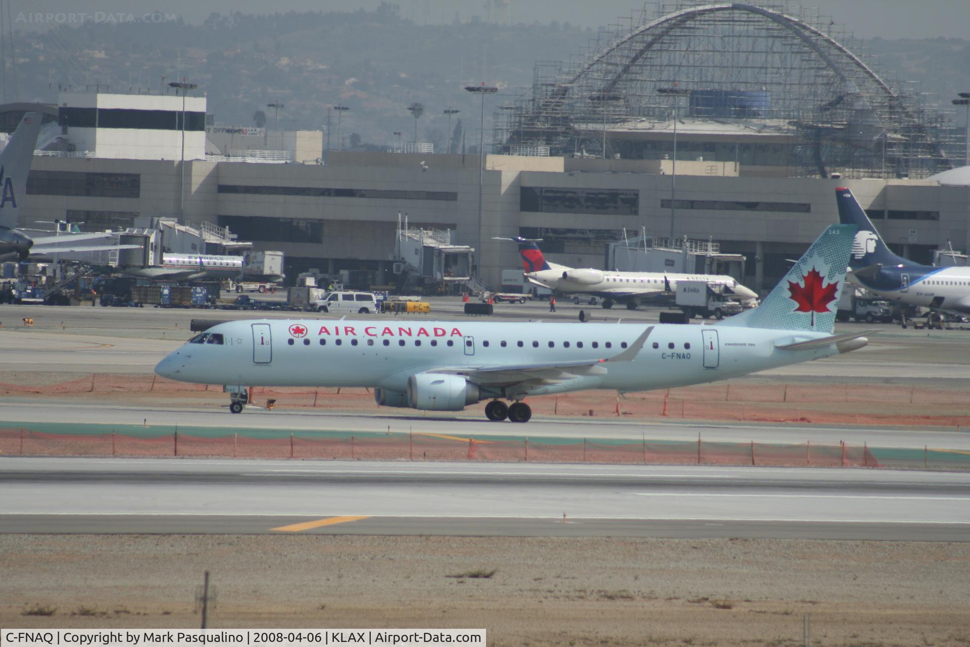 C-FNAQ, 2008 Embraer 190AR (ERJ-190-100IGW) C/N 19000146, ERJ-190-100 IGW