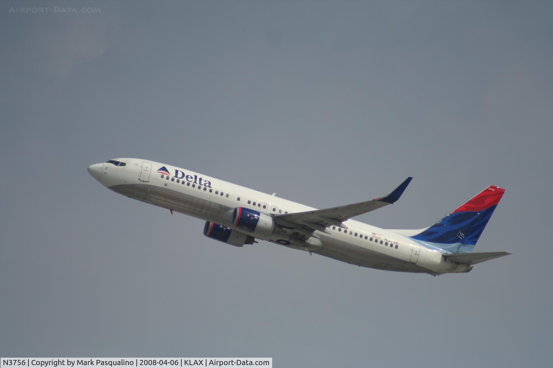 N3756, 2001 Boeing 737-832 C/N 30493, Boeing 737-800