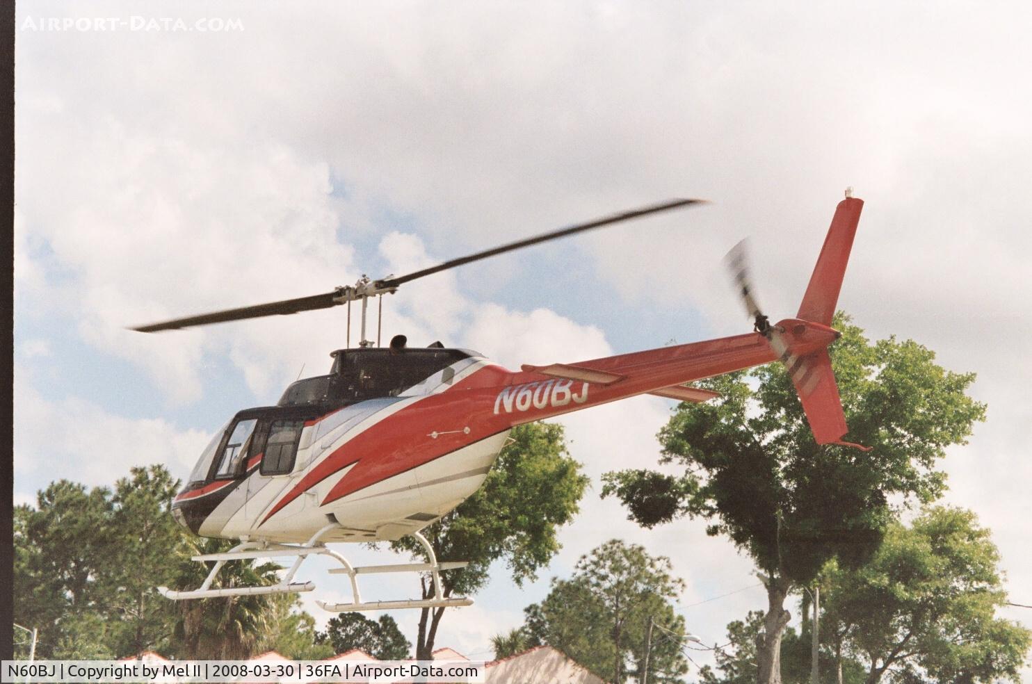 N60BJ, 1981 Bell 206B C/N 3454, Departing on a sightseeing tour