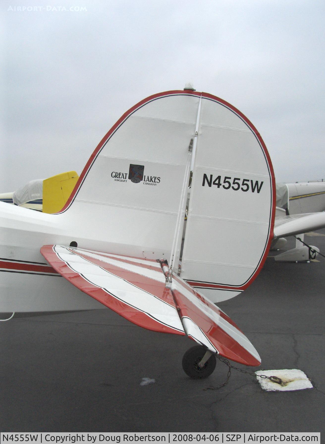 N4555W, 1976 Great Lakes 2T-1A-2 Sport Trainer C/N 0741, 1976 Great Lakes 2T-1A-2, Lycoming AEIO-360 180 Hp, CS prop, fully inverted fuel & oil systems, 4 ailerons, acrobatic category, double-braced tail