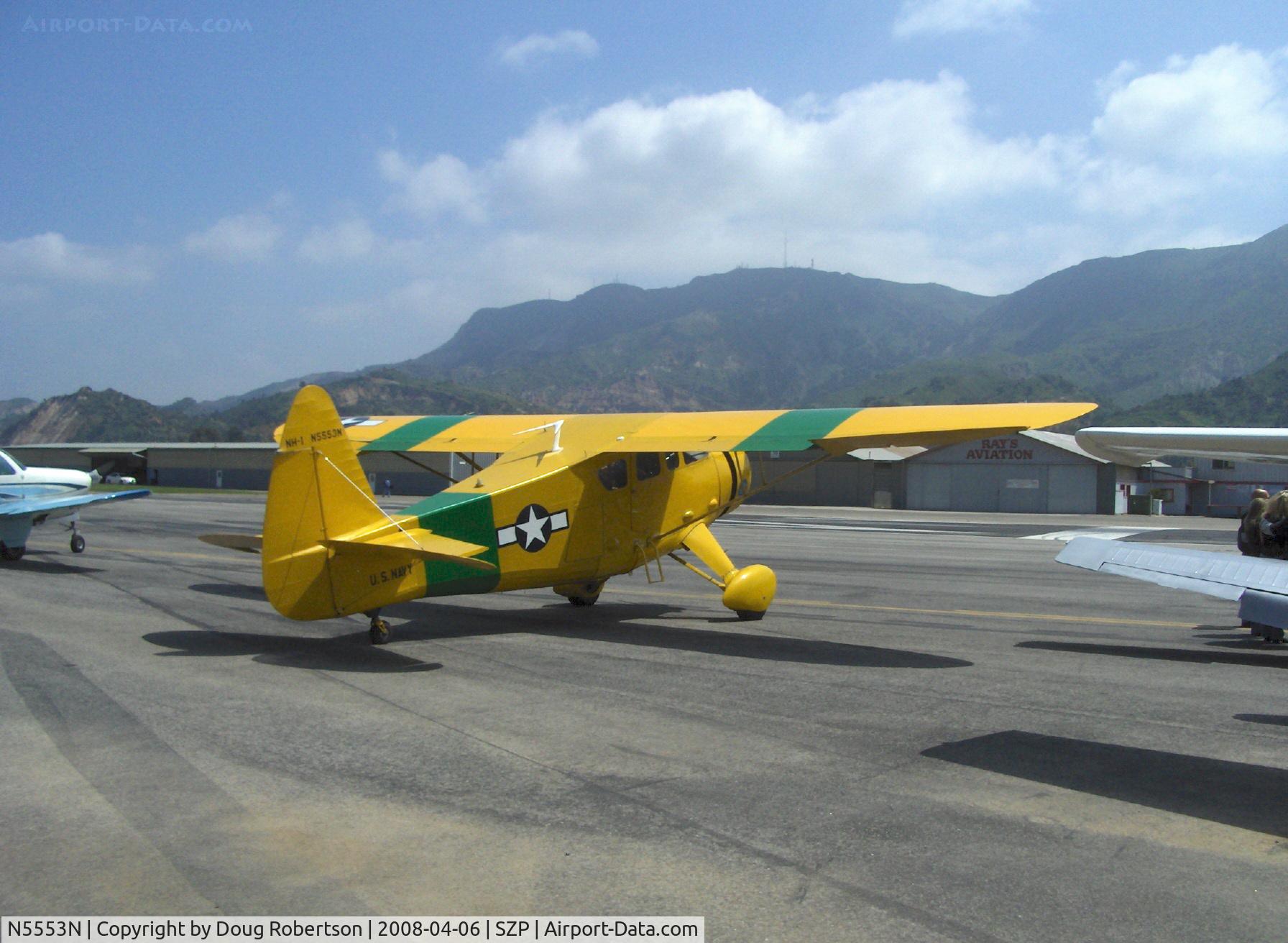N5553N, 1944 Howard Aircraft DGA-15P C/N 978, 1944 Howard DGA-15P P & W R985-AN Wasp Junior 450 Hp, Built as US Navy NH-1 'Nightingale' navigation trainer in authentic colors. The green stripe denoted Instrument trainers.