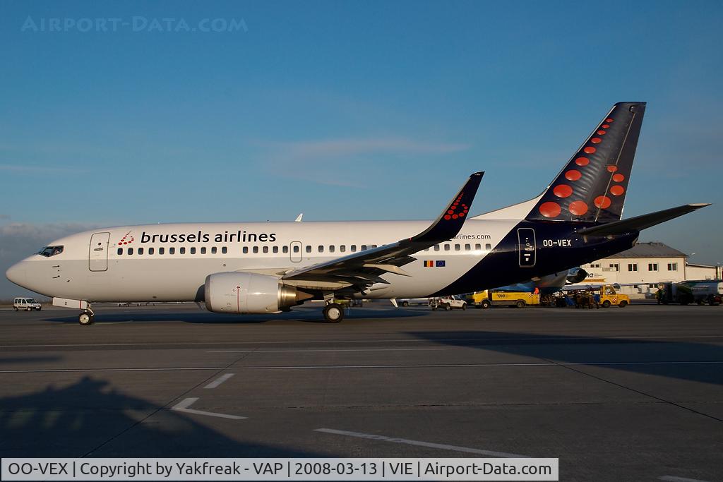OO-VEX, 1997 Boeing 737-36N C/N 28670, Brussels Airlines Boeing 737-300