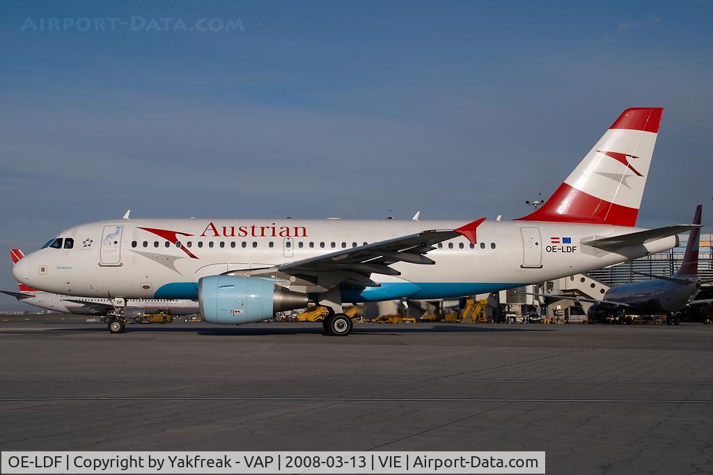 OE-LDF, 2005 Airbus A319-112 C/N 2547, Austrian Airlines Airbus 319