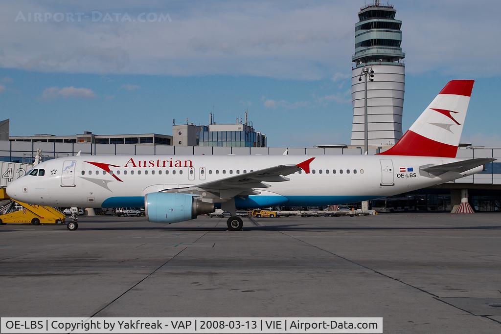 OE-LBS, 2000 Airbus A320-214 C/N 1189, Austrian Airlines Airbus 320