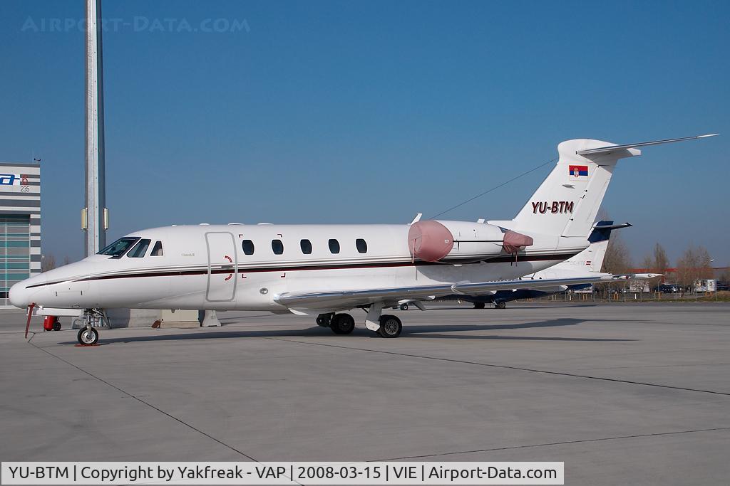 YU-BTM, 1997 Cessna 650 Citation VII C/N 650-7080, Cessna 650 Citation 3