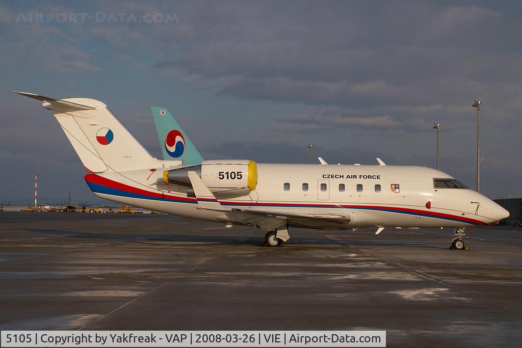 5105, 1999 Bombardier Challenger 601-3A (CL-600-2B16) C/N 5105, Czech Air Force Canadair Challenger