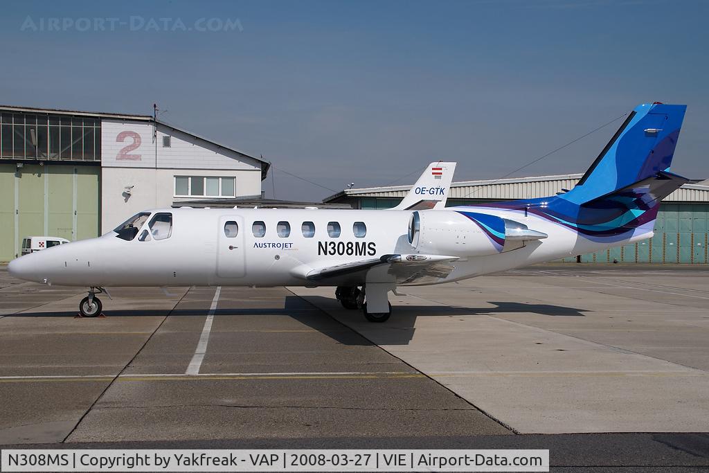 N308MS, 2001 Cessna 550 Citation Bravo C/N 550-0976, Austrojet Cessna 550 Citation 2