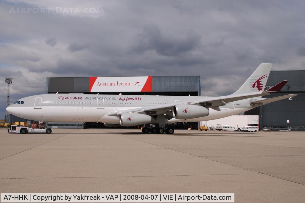 A7-HHK, 1993 Airbus A340-211 C/N 026, Qatar Government Airbus 340-200