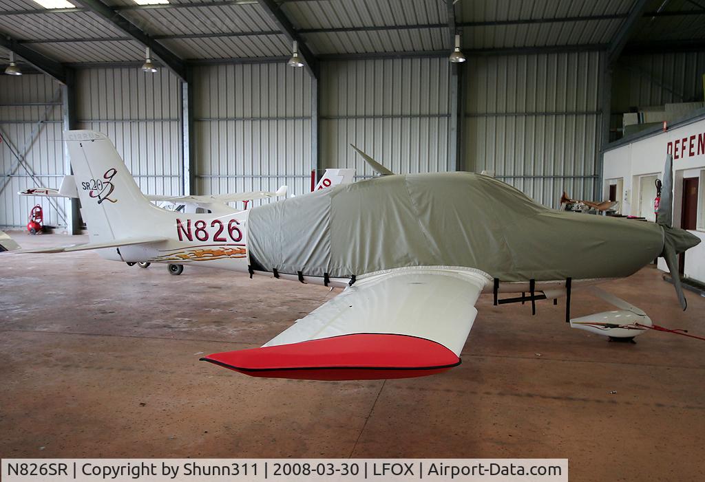 N826SR, 2007 Cirrus SR20 C/N 1857, Inside hangar 26