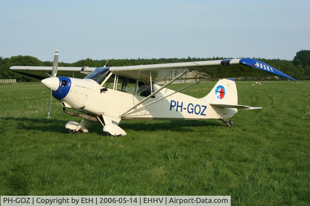 PH-GOZ, Aviat A-1 Husky C/N 1211, Ready to tow the next glider at Hilversum