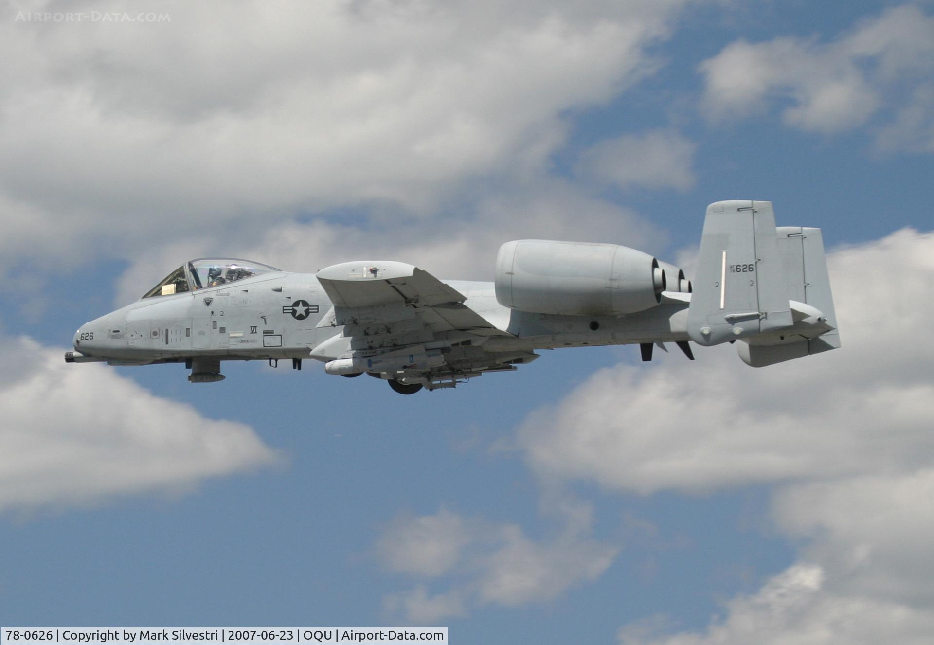 78-0626, 1978 Fairchild Republic A-10A Thunderbolt II C/N A10-0246, Quonset Point, RI 2007