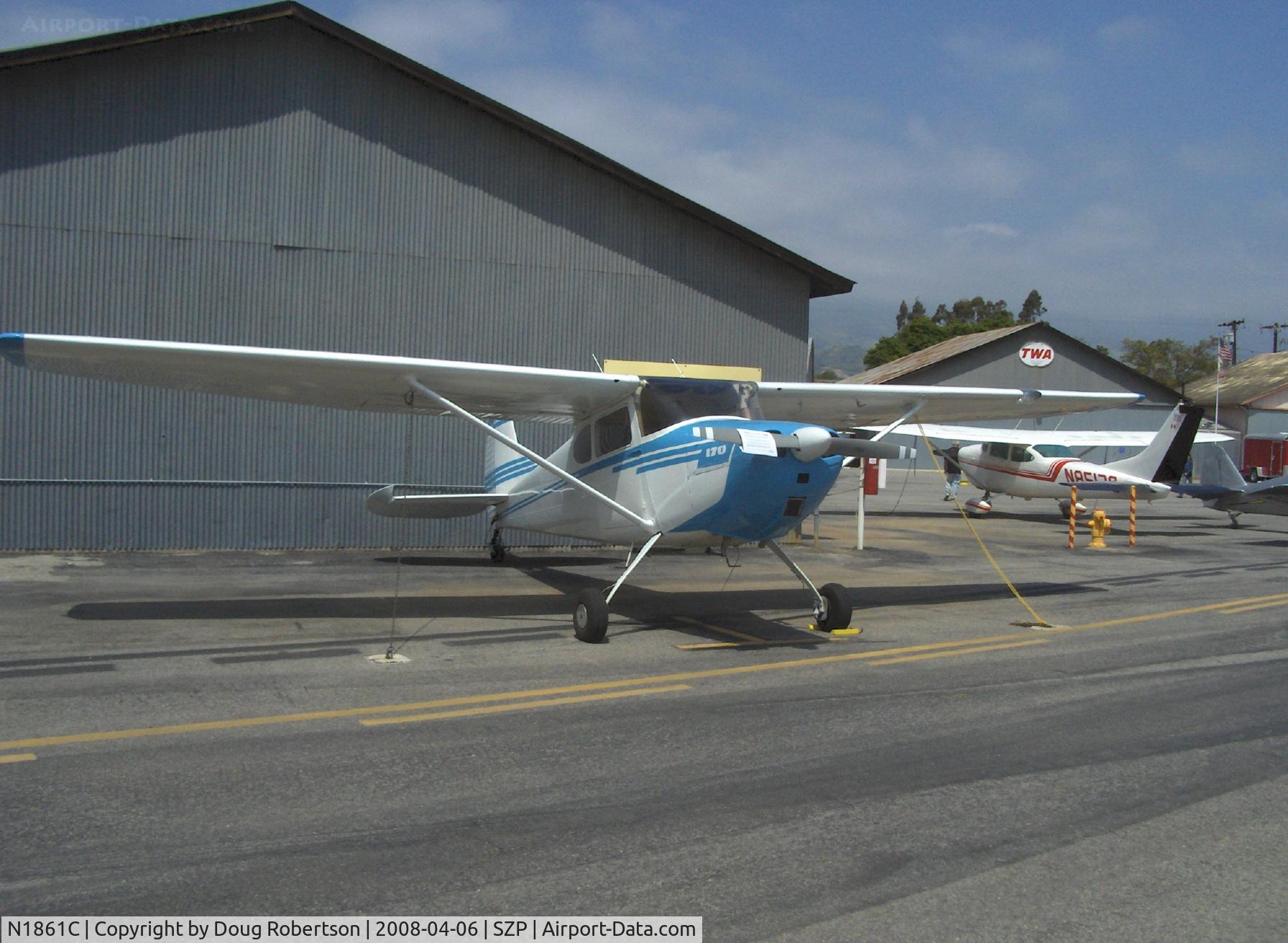 N1861C, 1953 Cessna 170B C/N 26005, 1953 Cessna 170B, Continental C145-2 145 Hp