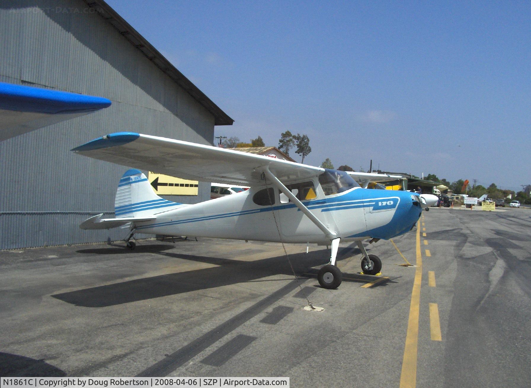 N1861C, 1953 Cessna 170B C/N 26005, 1953 Cessna 170B, Continental C145-2 145 Hp