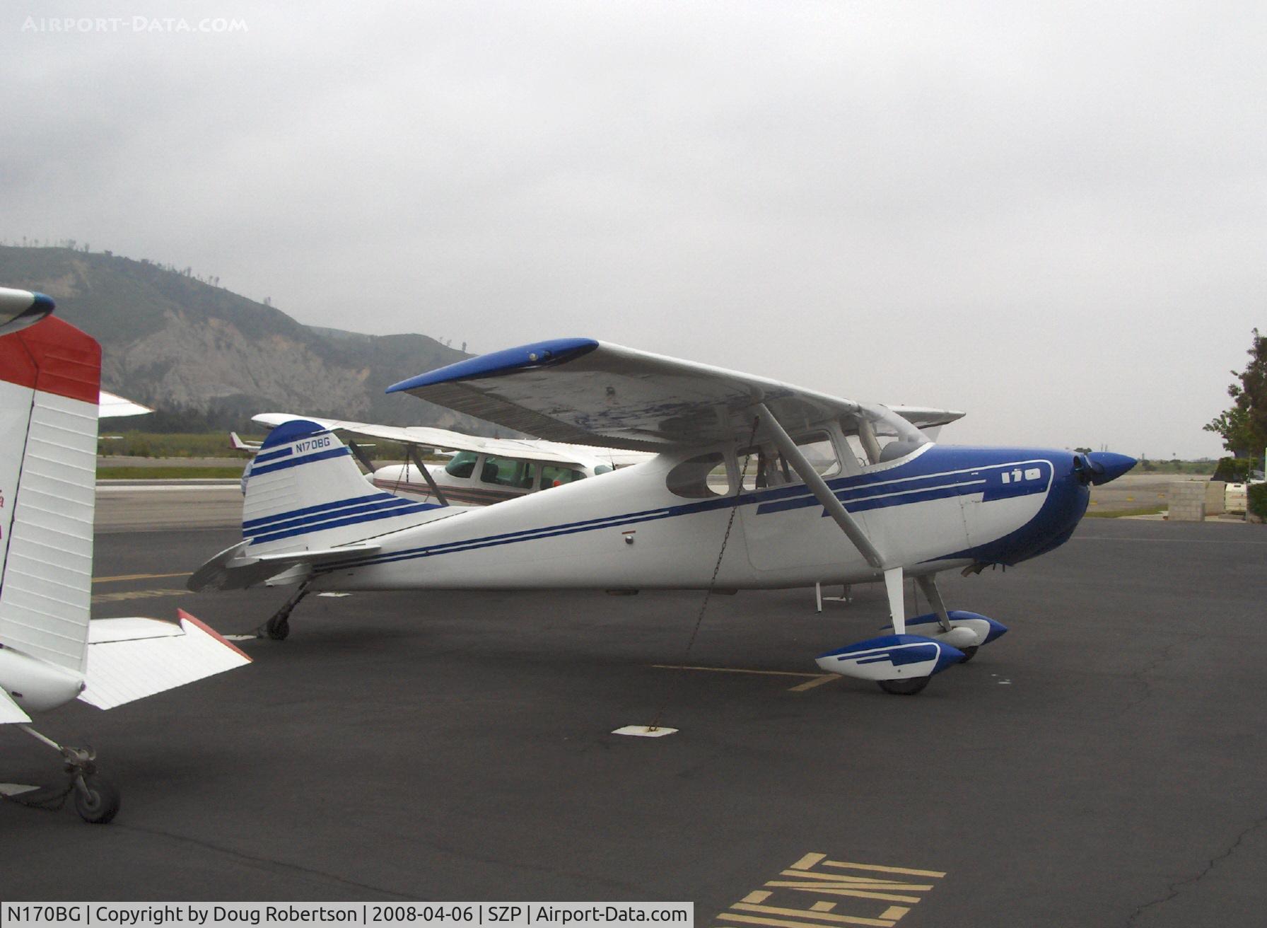 N170BG, 1952 Cessna 170B C/N 25392, 1952 Cessna 170B, Continental C-145-2 145 Hp