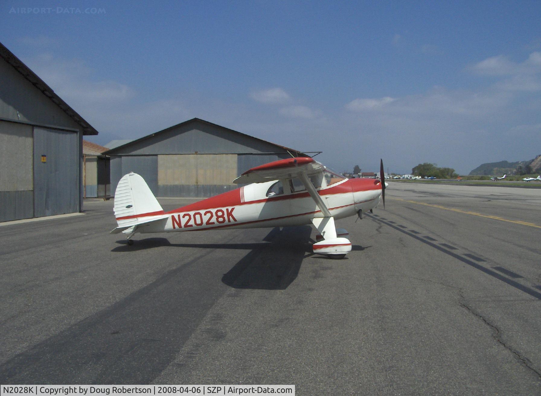 N2028K, 1947 Luscombe 8E Silvaire C/N 4755, 1947 Luscombe 8E SILVAIRE, Continental C85 85 Hp