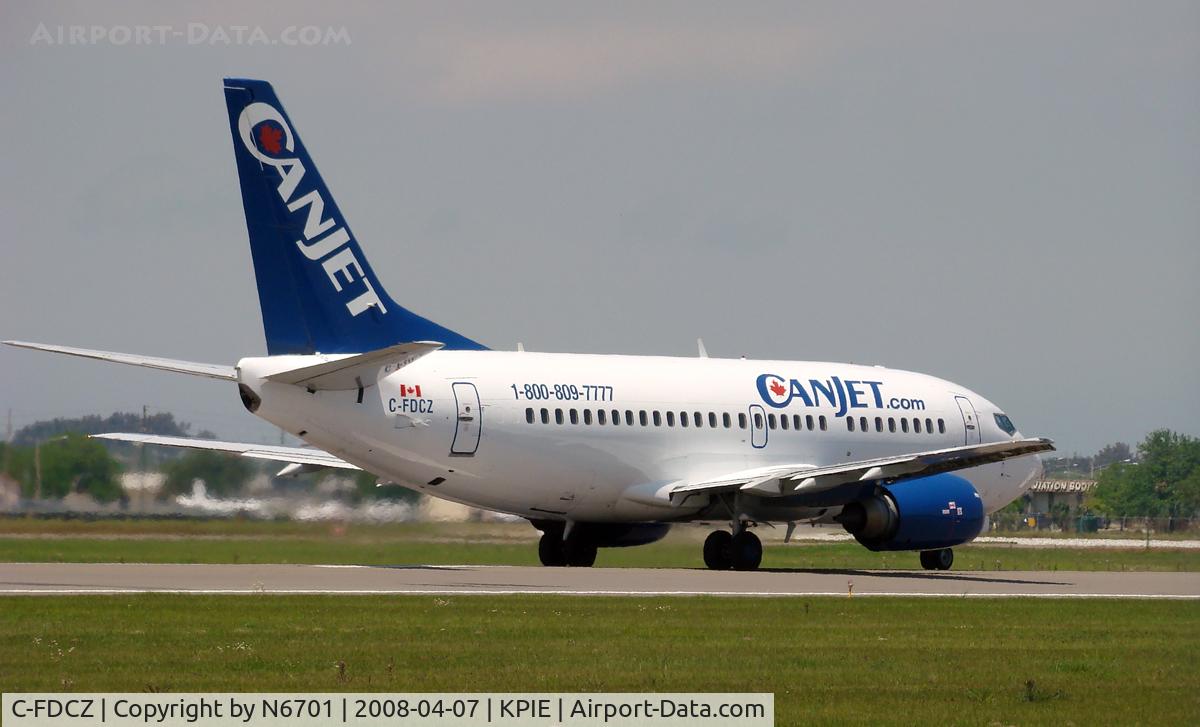 C-FDCZ, 1993 Boeing 737-522 C/N 26707, This 1993 737-522 is taking off for Toronto.