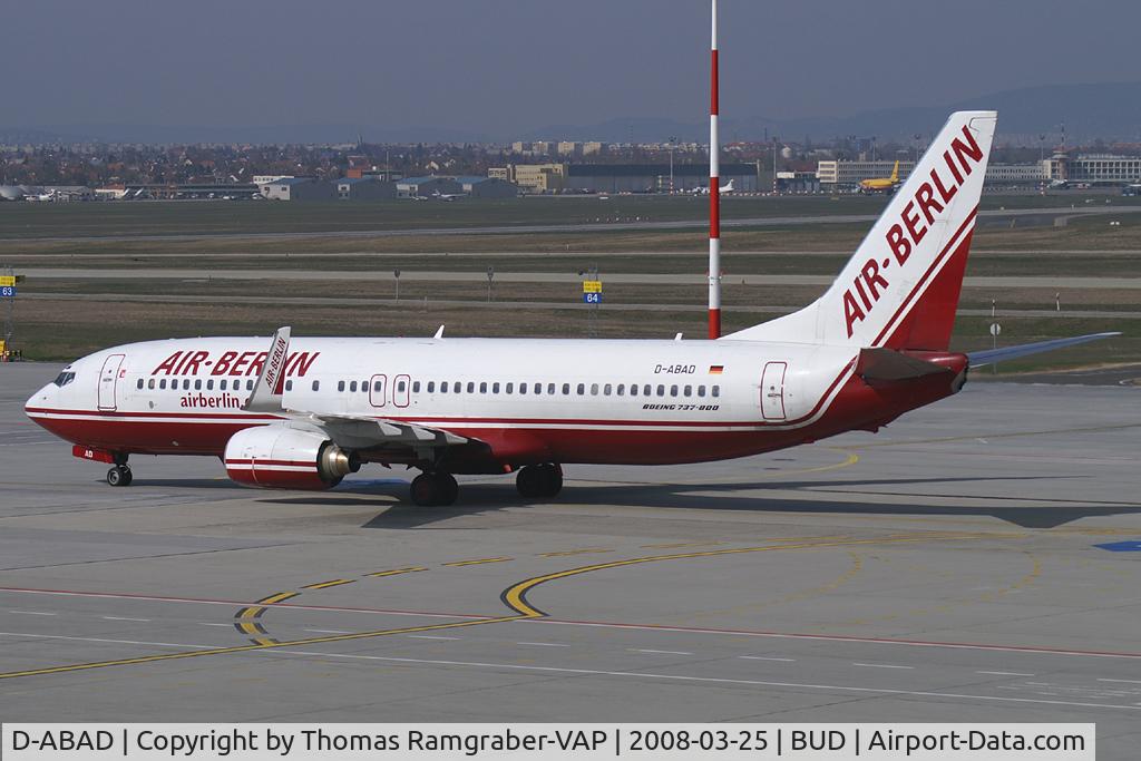 D-ABAD, 2000 Boeing 737-86J C/N 30876, Air Berlin Boeing 737-800
