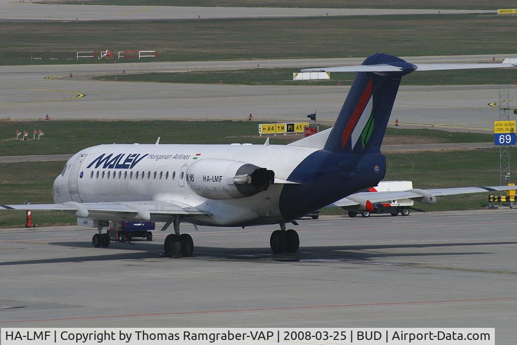 HA-LMF, 1996 Fokker 70 (F-28-0070) C/N 11571, Malev - Hungarian Airlines Fokker 70
