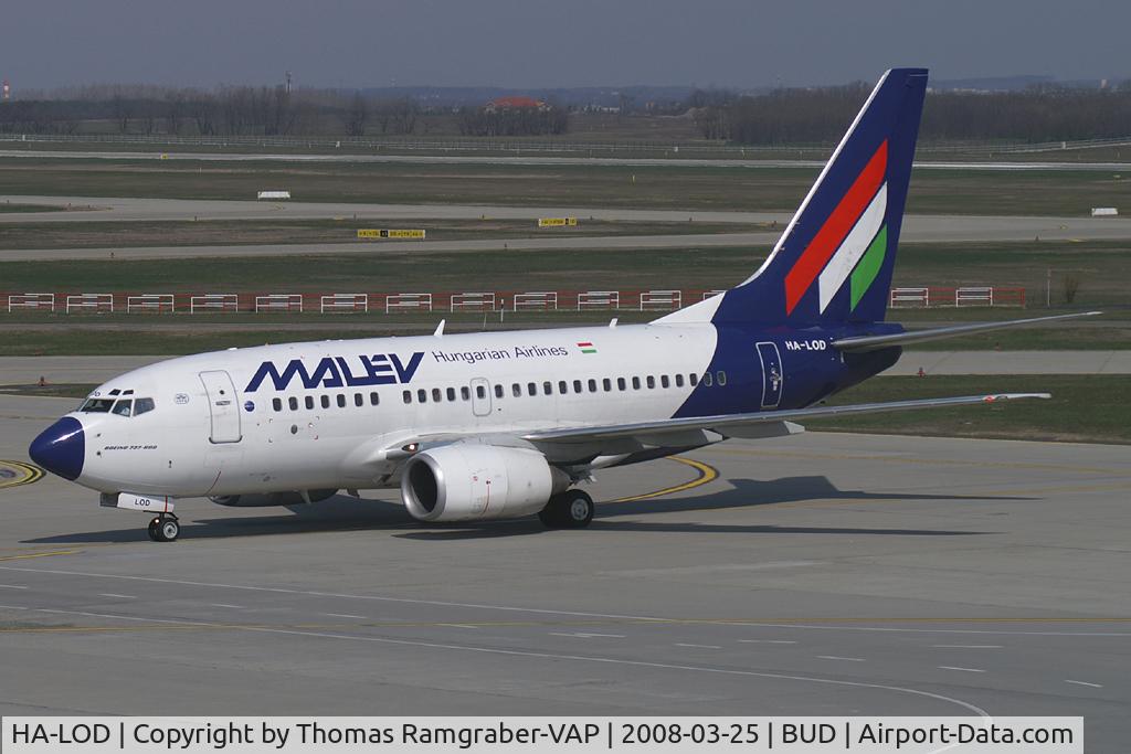 HA-LOD, 2003 Boeing 737-6Q8 C/N 28259, Malev - Hungarian Airlines Boeing 737-600