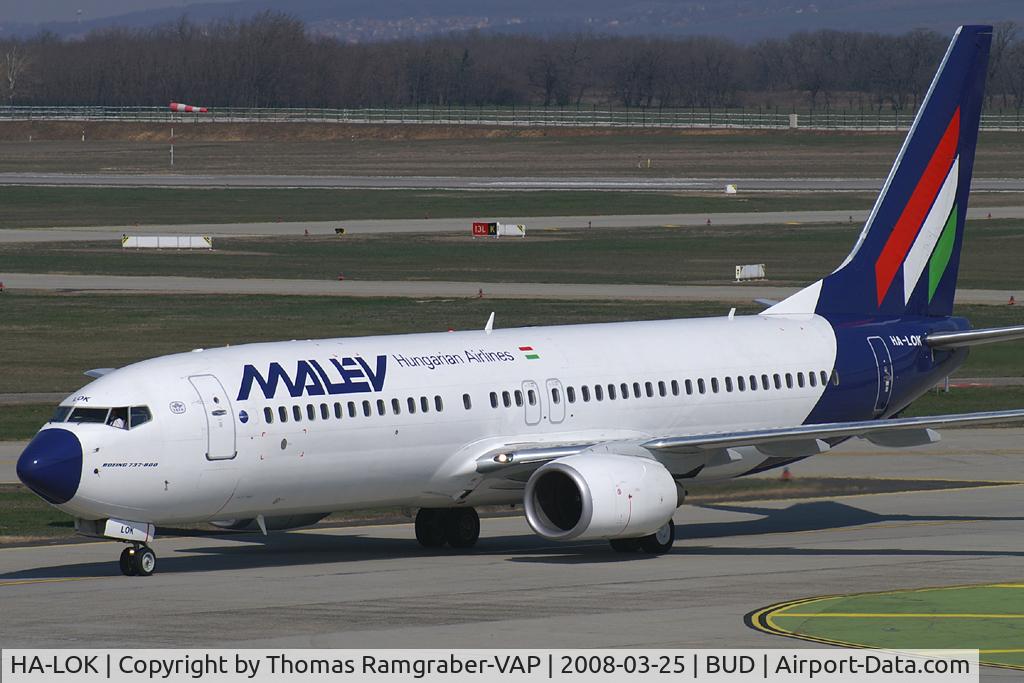 HA-LOK, 2004 Boeing 737-8Q8 C/N 30669, Malev Hungarian Airlines Boeing 737-800