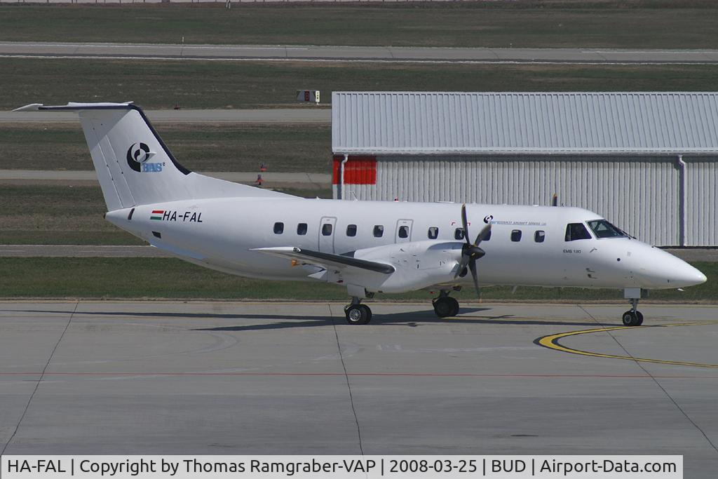 HA-FAL, 1990 Embraer EMB-120 Brasilia C/N 120176, Budapest Aircraft Service Embraer 120