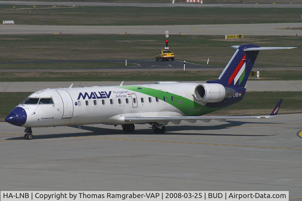 HA-LNB, 2002 Canadair CRJ-200LR (CL-600-2B19) C/N 7683, Malev - Hungarian Airlines Canadair Regionaljet