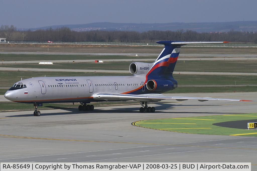 RA-85649, 1988 Tupolev Tu-154M C/N 88A787, Aeroflot - Russian International Airlines Tupolev 154