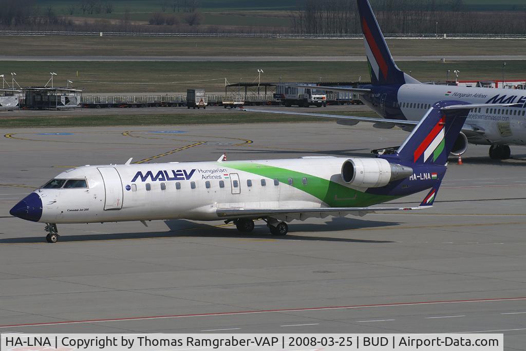 HA-LNA, 2002 Canadair CRJ-100ER (CL-600-2B19) C/N 7676, Malev - Hungarian Airlines Canadair Regionaljet