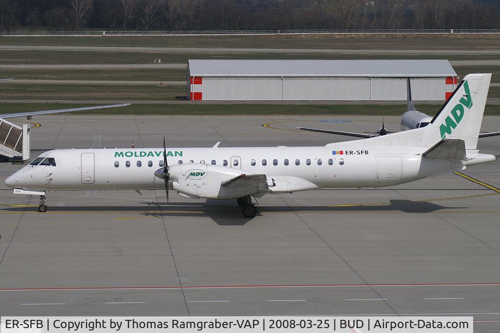 ER-SFB, 1995 Saab 2000 C/N 2000-022, Moldavian Airlines Saab 2000