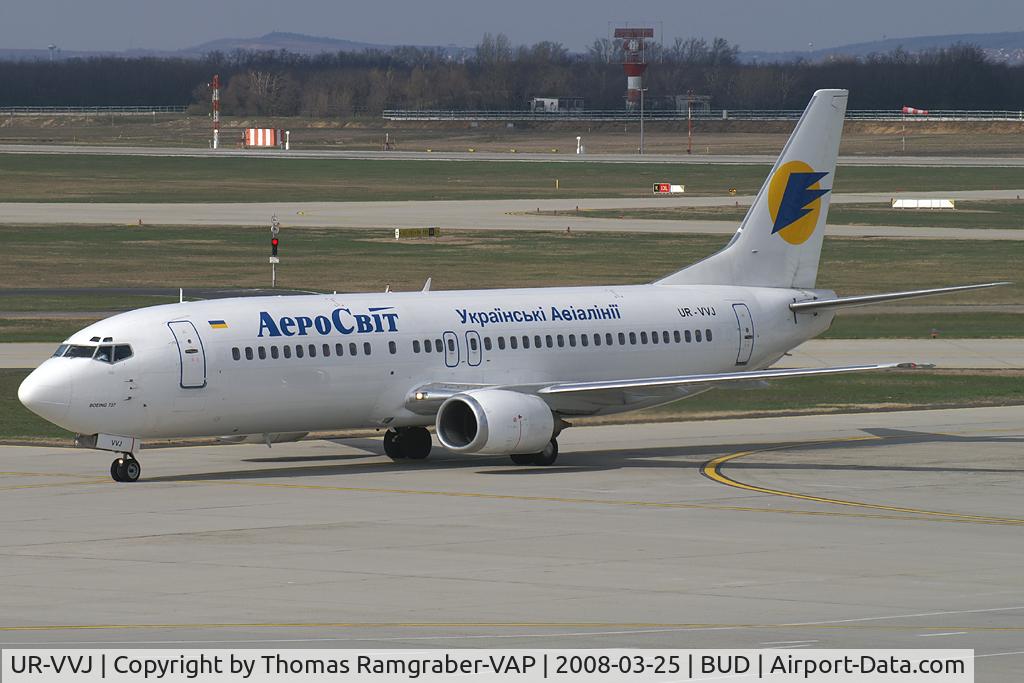 UR-VVJ, 1989 Boeing 737-448 C/N 24474, AeroSvit Airlines Boeing 737-400