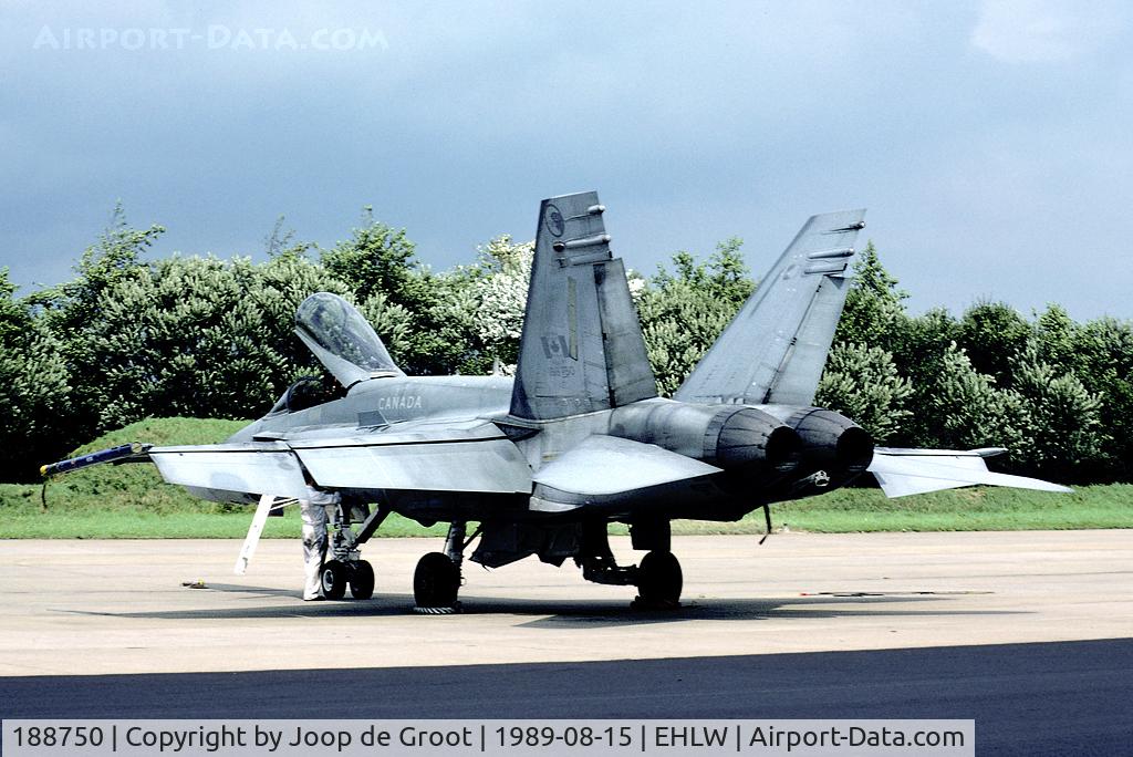 188750, McDonnell Douglas CF-188A Hornet C/N 0237/A188, Durig the late eighties and the nineties Canadian Hornets were regular visitors to my home base.