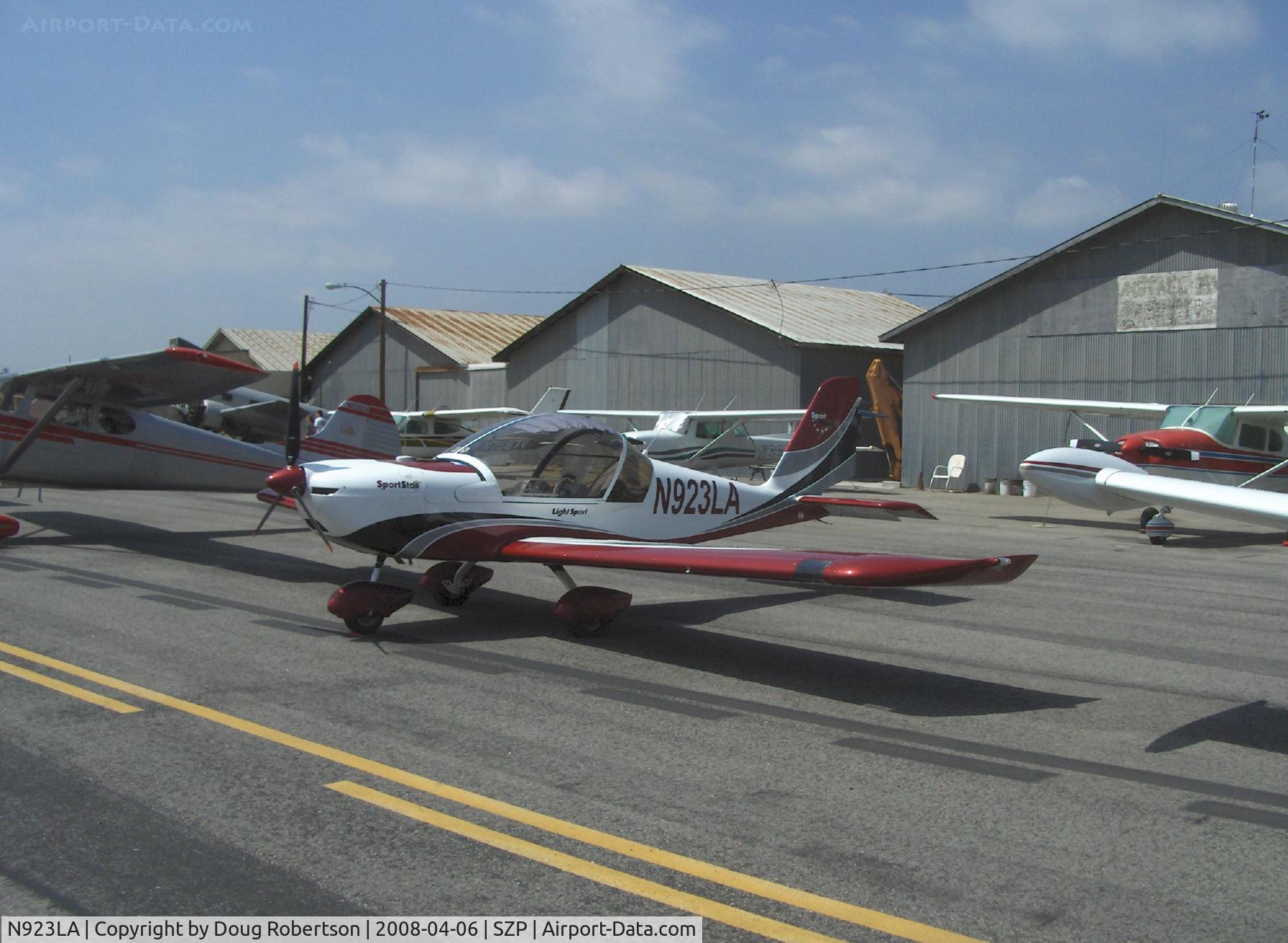 N923LA, 2007 Evektor-Aerotechnik Sportstar Plus C/N 20070923, 2007 Evektor-Aerotechnik SPORTSTAR PLUS, Rotax 912ULS 100 Hp