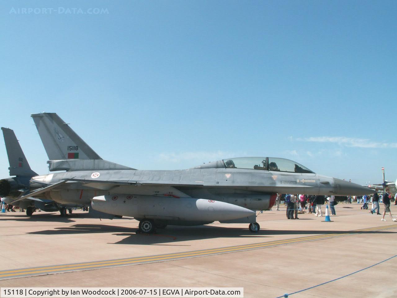 15118, Lockheed F-16B Fighting Falcon C/N AB-01, General Dynamics F-16B/Portuguese AF/RAF Fairford