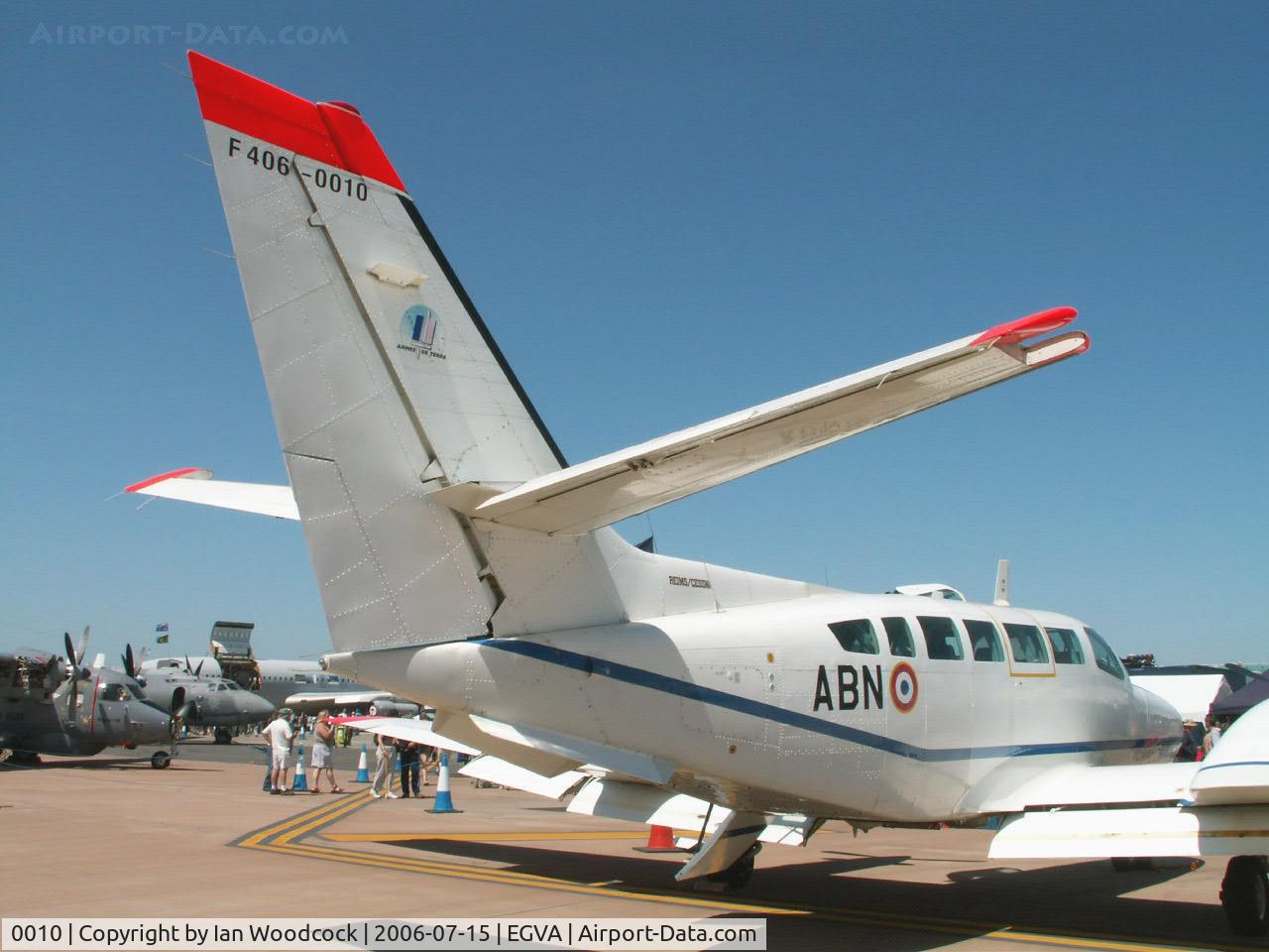 0010, 1987 Reims Cessna F406 Caravan II C/N F406-0010, Cessna F406 Caravan/RAF Fairford