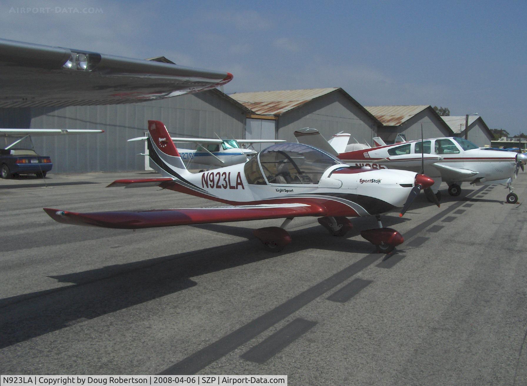 N923LA, 2007 Evektor-Aerotechnik Sportstar Plus C/N 20070923, 2007 Evektor-Aerotechnik SPORTSTAR PLUS, Rotax 912ULS 100 Hp