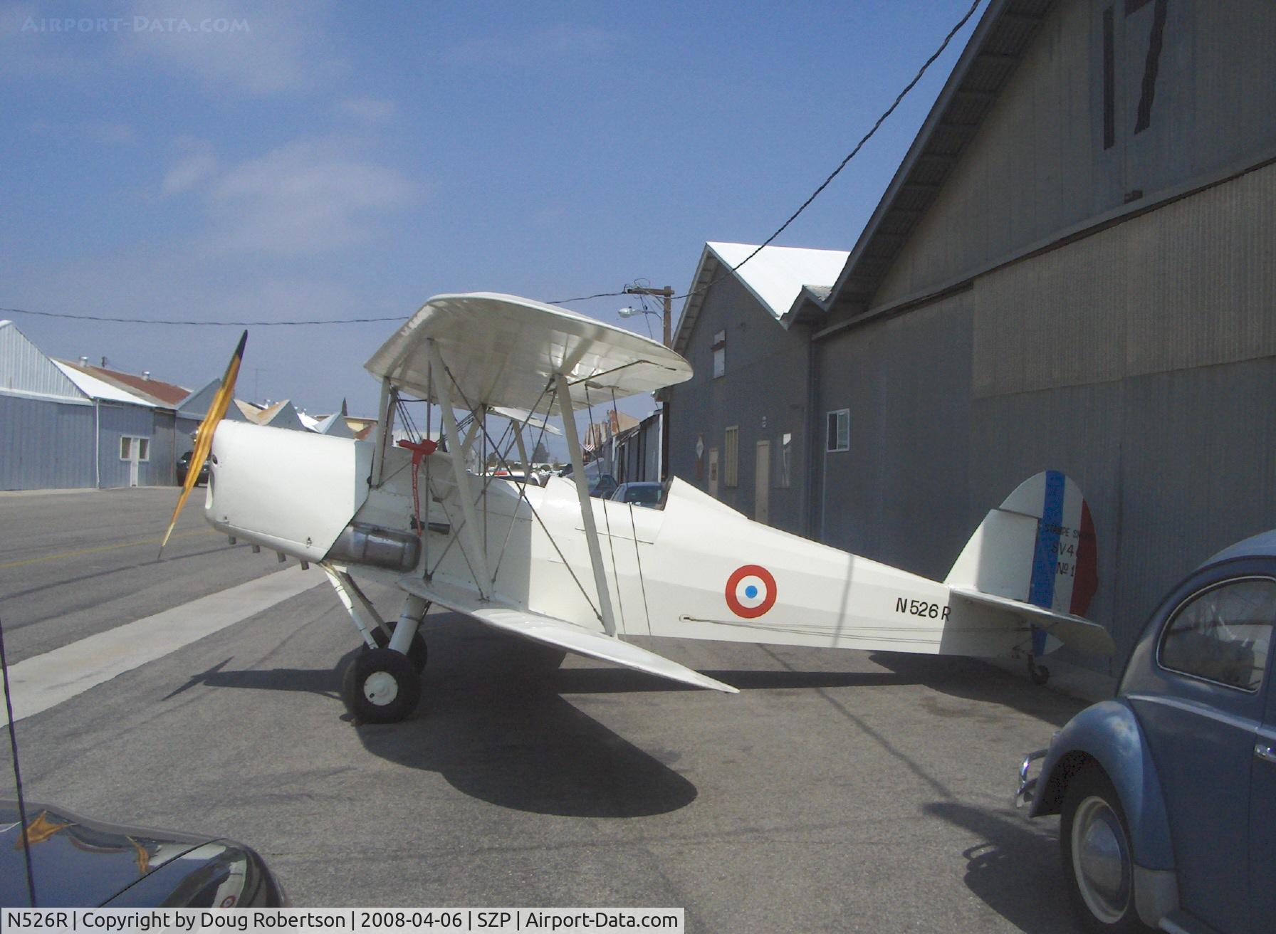 N526R, 1946 Nord Stampe SV-4C C/N 522, 1946 S.N.C.A. du Nord STAMPE S.V.4C, Renault H.PO3 140 Hp, swept/staggered wings biplane tandem two-seat primary trainer
