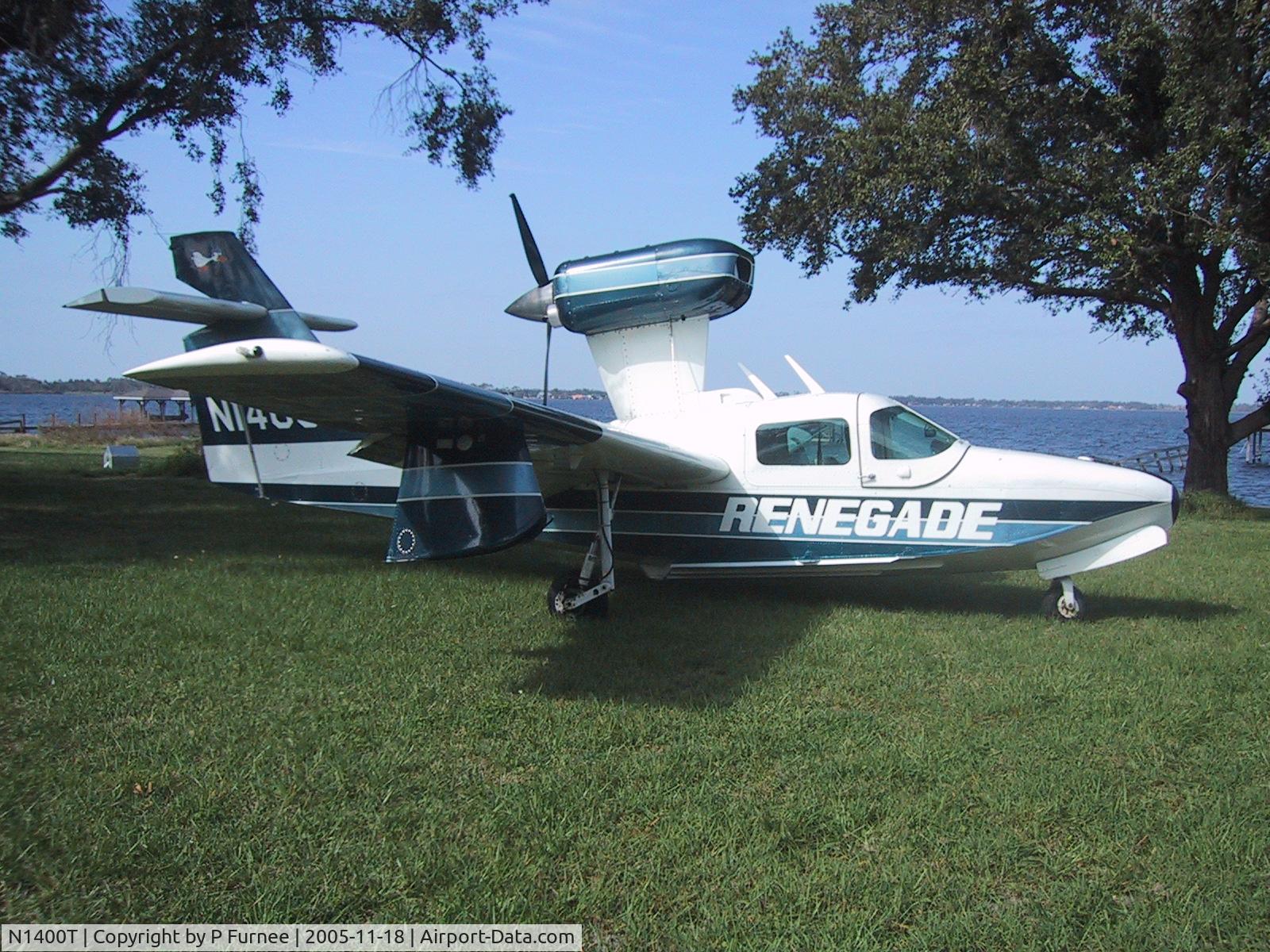 N1400T, 1983 Aerofab Inc LAKE LA-4-250 C/N 4, At the Lake